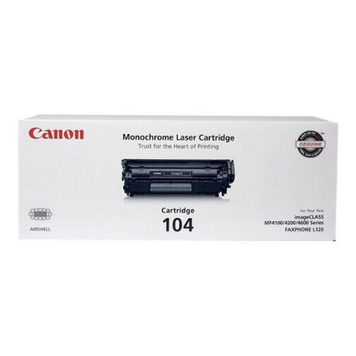 Canon 0263B001AA (Canon 104, FX-9, FX-10) Black Toner Cartridge (2000 Yield)