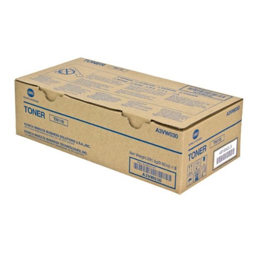 Konica Minolta A3VW030 Black Toner Cartridges (2/Case) (12000 Yield)