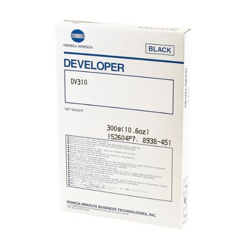 Konica Minolta 8938-451 (DV-310) Black Developer (65000 Yield)