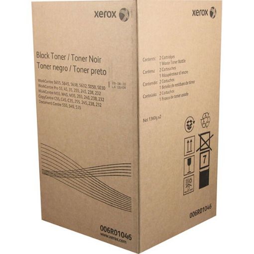 Xerox 6R1046 Black Toner Cartridges (2 pack) (60000 Yield)