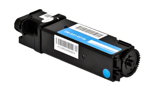 Compatible 3JVHD (331-0713, WHPFG) High Yield Cyan Toner Cartridge (2500 Yield)
