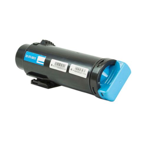 Compatible 4R6JN (593-BBOX, P3HJK) High Yield Cyan Toner Cartridge (2500 Yield)