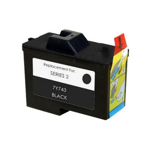 Compatible 7Y743 (X0502) Black Inkjet Cartridge (600 Yield)