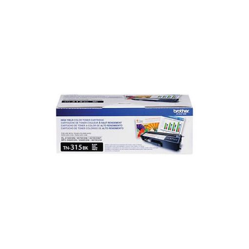 Brother TN-315BK High Yield Black Toner Cartridge (6000 Yield)