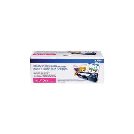 Brother TN-315M High Yield Magenta Toner Cartridge (3500 Yield)