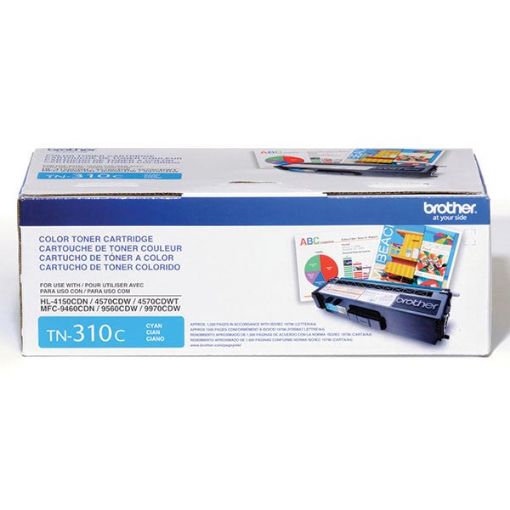 Brother TN-310Y Yellow Toner Cartridge (1400 Yield)