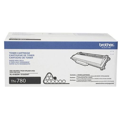 Brother TN-780 Super High Yield Black Toner Cartridge (12000 Yield)