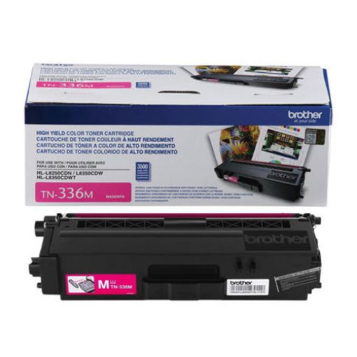 Brother TN-336m High Yield Magenta Toner Cartridge (3500 Yield)