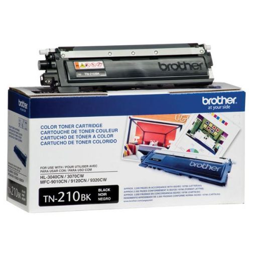 Brother TN-210BK Black Toner Cartridge (2200 Yield)
