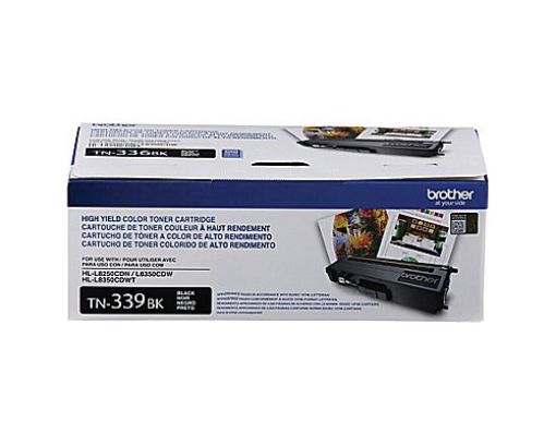 Brother TN-339Bk Extra High Yield Black Toner Cartridge (6000 Yield)