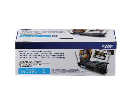 Brother TN-339C Extra High Yield Cyan Toner Cartridge (6000 Yield)