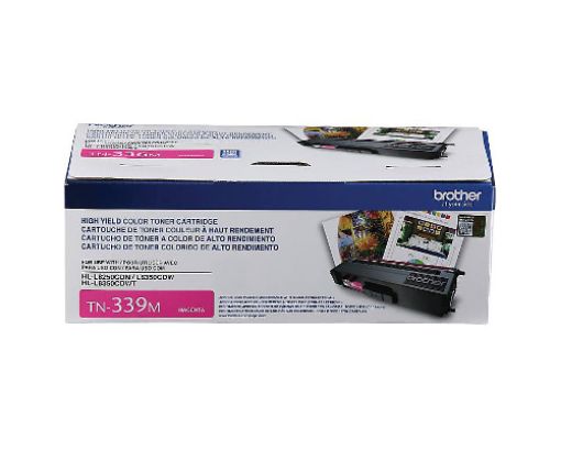 Brother TN-339M Extra High Yield Magenta Toner Cartridge (6000 Yield)