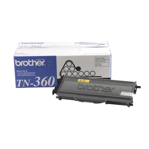 Brother TN-360 High Yield Black Toner Cartridge (2600 Yield)