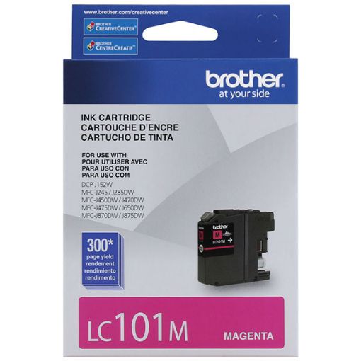 Brother LC101M High Yield Magenta Inkjet Cartridge (600 Yield)