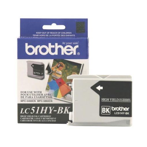 Brother LC51BK Black Inkjet Cartridge (500 Yield)