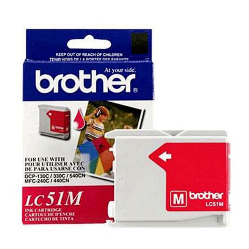 Brother LC51M Magenta Inkjet Cartridge (400 Yield)