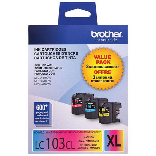 Brother LC1033PKS High Yield Ink Cartridges (Combo Pack) (600 Yield)