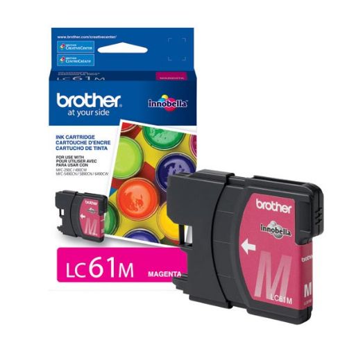 Brother LC61M Magenta Inkjet Cartridge (325 Yield)