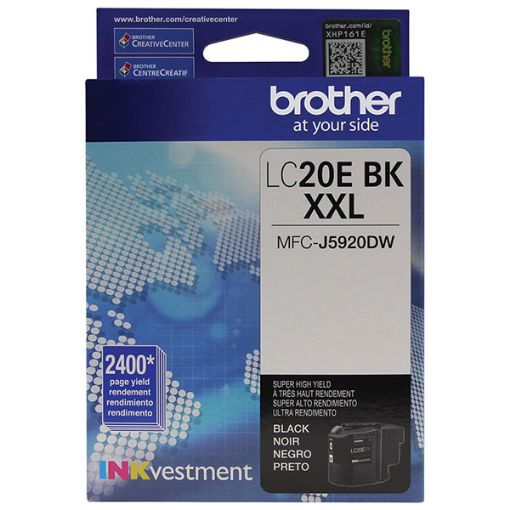 Brother LC20EBk High Yield Black Inkjet Cartridge (2400 Yield)