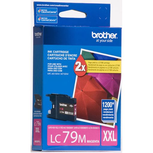 Brother LC79M Extra High Yield Magenta Inkjet Cartridge (1200 Yield)