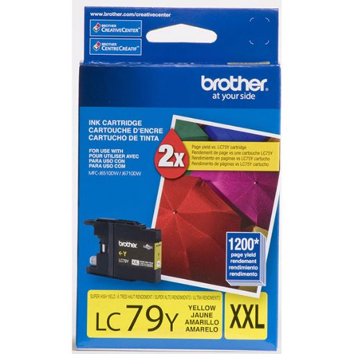 Brother LC79Y Extra High Yield Yellow Inkjet Cartridge (1200 Yield)