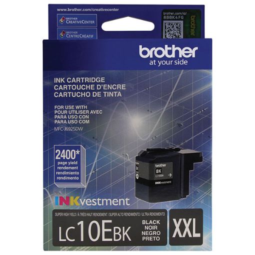 Brother LC10EBk Super High Yield Black Inkjet Cartridge (2400 Yield)