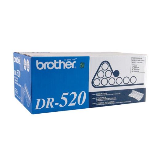 Brother DR-520 Black Drum Unit (25000 Yield)