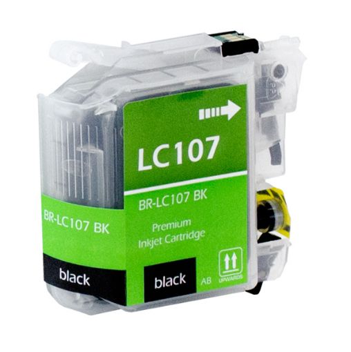 Compatible LC107BK Extra High Yield Black Ink Cartridge (1200 Yield)