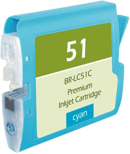 Compatible LC51C Cyan Inkjet Cartridge (400 Yield)