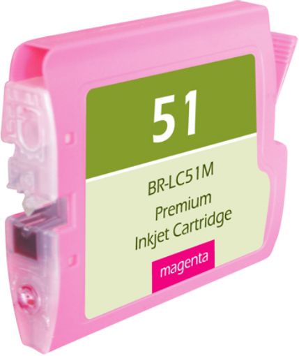 Compatible LC51M Magenta Inkjet Cartridge (400 Yield)