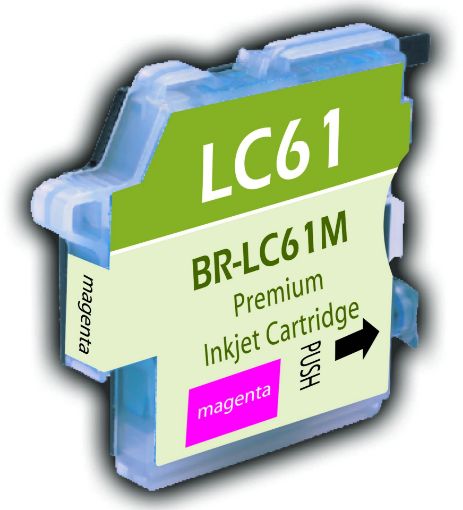 Compatible LC61M Magenta Inkjet Cartridge (325 Yield)