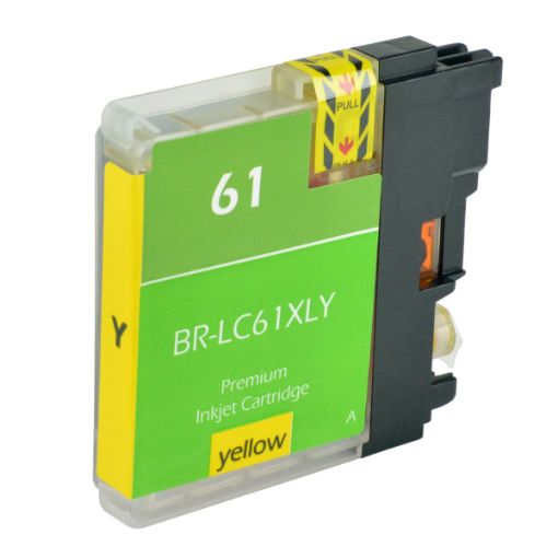 Compatible LC61XLY High Yield Yellow Toner Cartridge (1700 Yield)