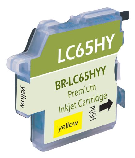 Compatible LC65HYY Yellow Inkjet Cartridge (750 Yield)