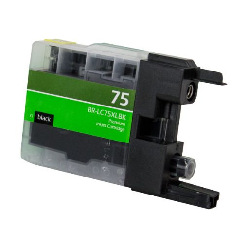 Compatible LC75XLBK High Yield Black Inkjet Cartridge (600 Yield)
