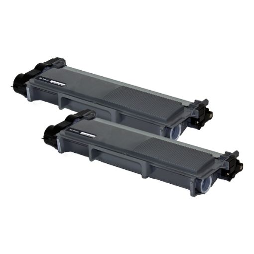 Compatible TN-660 (TN-630) High Yield Black Toner Cartridges (2 pack) (5,200 Yield)