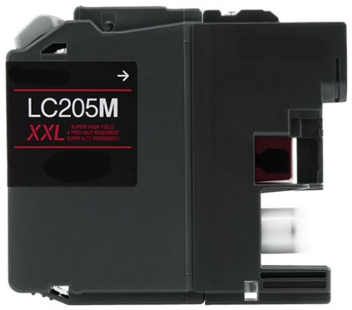 Compatible LC205M (LC205MXXLM) Super High Yield Magenta Inkjet Cartridge (1200 Yield)