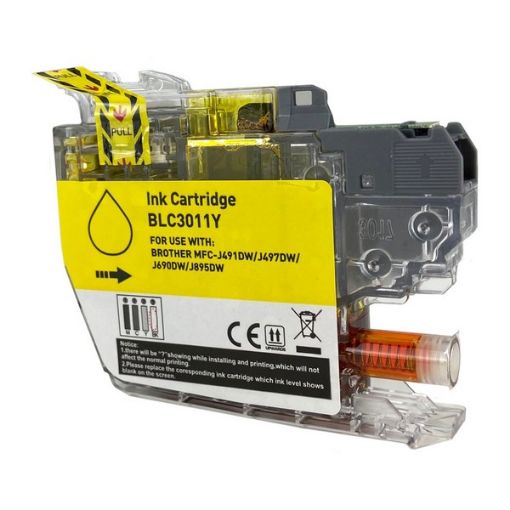 Compatible LC3011Y Yellow Ink Cartridge (200 Yield)
