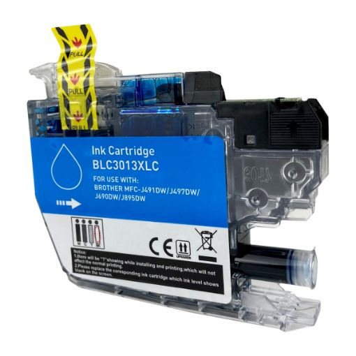 Compatible LC3013C High Yield Cyan Ink Cartridge (400 Yield) 