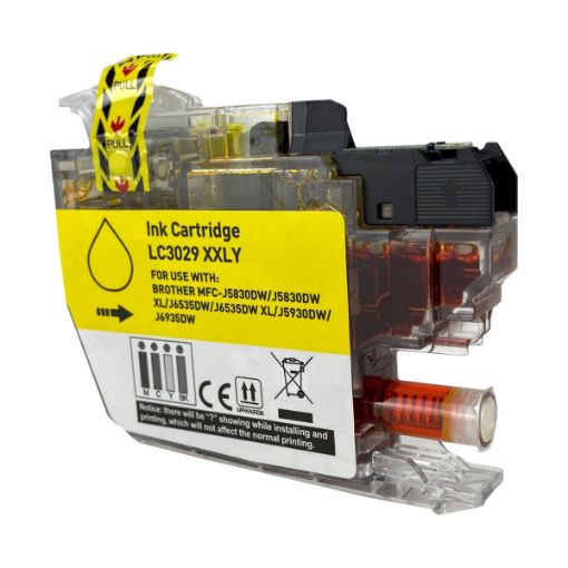 Compatible LC3029Y Super High Yield Yellow Ink Cartridge (1500 Yield) 