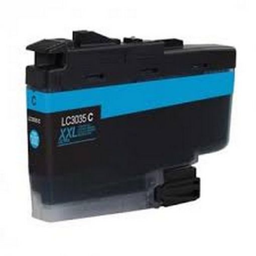 Compatible LC3035C Ultra High Yield Cyan Inkjet Cartridge (5000 Yield), No Box