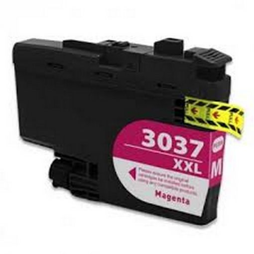 Compatible LC3037M Super High Yield Magenta Inkjet Cartridge (1500 Yield), No Box 
