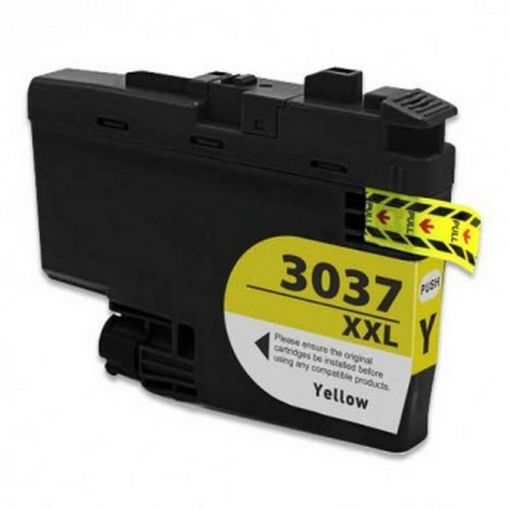 Compatible LC3037Y Super High Yield Yellow Inkjet Cartridge (1500 Yield), No Box 