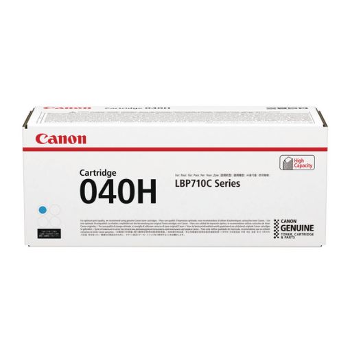 Canon 0459C001 (Canon 040H) High Yield Cyan Toner Cartridge (10000 Yield)