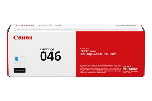 Canon 1249C001AA (Canon 046C, CRG-046C) High Yield Cyan Toner Cartridge (5000 Yield) 