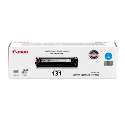Canon 6271B001AA (Canon 131C, CRG-131C) Cyan Toner Cartridge (1500 Yield) 