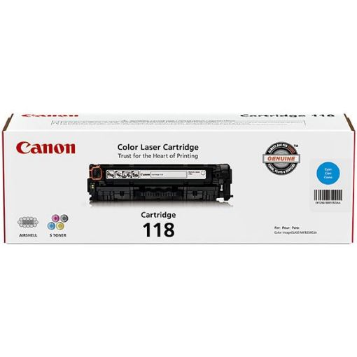 Canon 2661B001AA (Canon 118C) Cyan Toner Cartridge (2900 Yield)