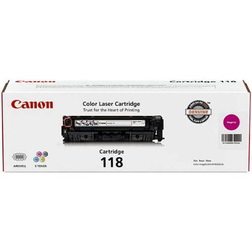 Canon 2660B001AA (Canon 118M) Magenta Toner Cartridge (2900 Yield)