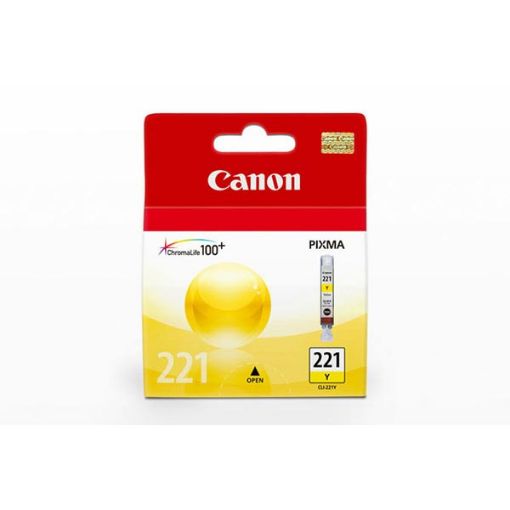 Canon 2949B001 (CLI-221Y) Yellow Inkjet Cartridge (420 Yield) 