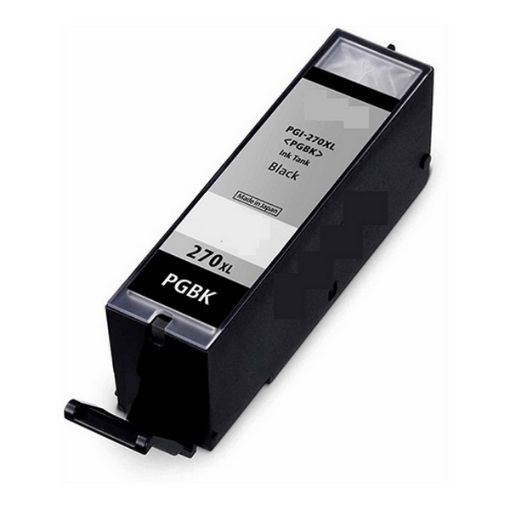 Canon 0319C001AA (PGI-270XLBK) High Yield Black Ink Cartridge (500 Yield)