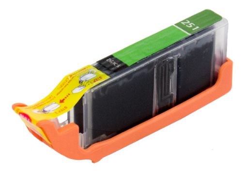 Remanufactured 6513B001 (CLI-251BK) High Yield Black Inkjet Cartridge (400 Yield)